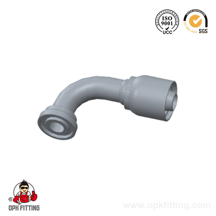 87391-RW 90° SAE Príruba 3000 PSI