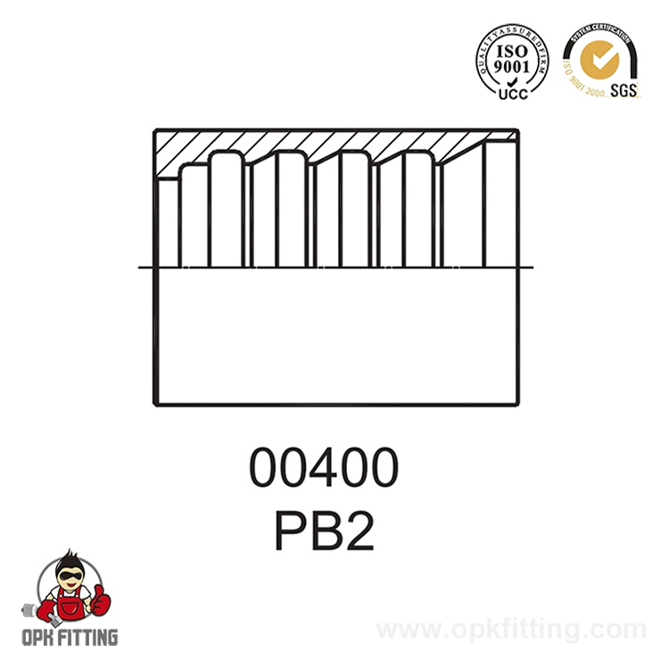 00400D Objímka Pre 4SP, 4SH/12-16 Hadica